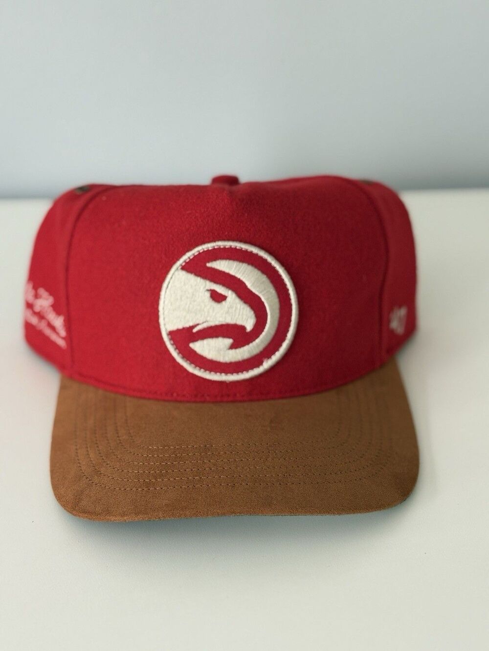 Men's '47 Atlanta Hawks Golden Age Hitch Wool Blend Hat NBA OSFA Red New!